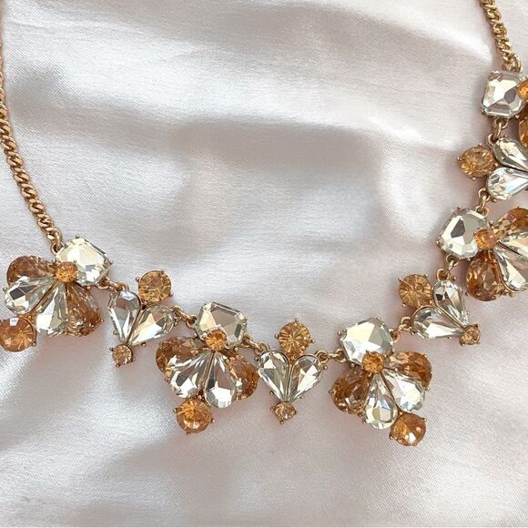 Charter Club Chunky Rhinestone Hearts Statement Necklace - Picture 3 of 8